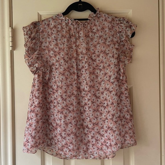 Rebecca Taylor floral top - size 6 - Picture 5 of 5